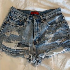 Signature 8 High waisted shorts